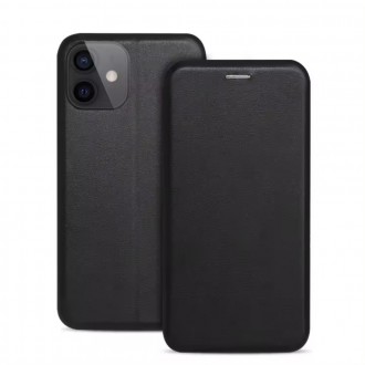 Juodos spalvos atverčiamas dėklas "Book Elegance" telefonui Xiaomi Redmi Note 14 5G