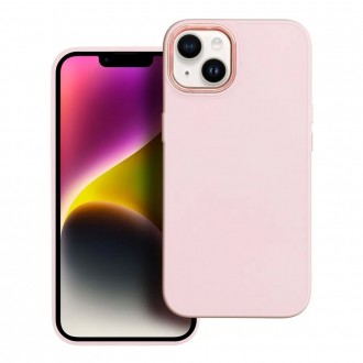 Šviesiai rožinis dėklas "FRAME" telefonui Apple iPhone 16 Plus