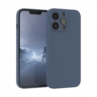Mėlynos spalvos dėklas "Liquid Silicone 1.5mm" telefonui Samsung Galaxy S25 Ultra
