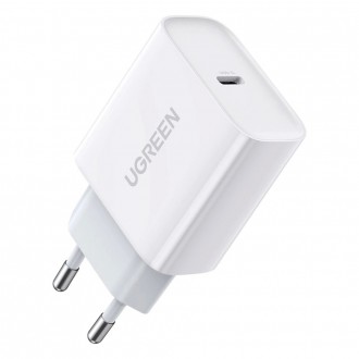 Įkroviklis Ugreen CD137 20W USB-C baltas
