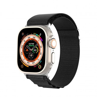 Juoda pyrankė "Dux Ducis GS Series" laikrodžiui Apple Watch 38 / 40 / 41mm