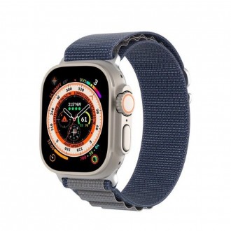 Mėlyna apyrankė "Dux Ducis GS Series" laikrodžiui Apple Watch 38 / 40 / 41mm