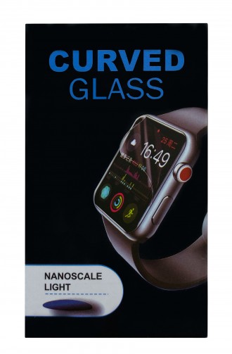 Apsauginis stikliukas juodais kraštais "Full Glue" laikrodžiui  Apple Watch 40mm 