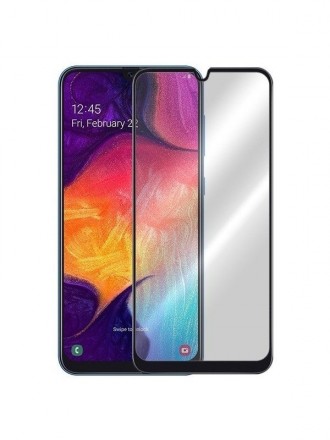 Apsauginis stiklas juodais kraštais 5D Full Glue telefonui Samsung A505 A50 / A507 A50s / A307 A30s / A305 A30