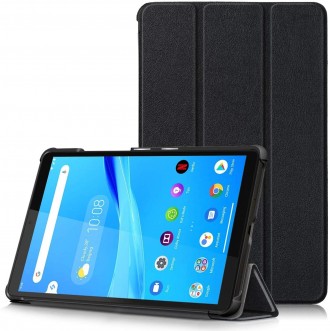 Juodas atverčiamas dėklas "Smart Leather" Lenovo Tab M8 TB-8505 