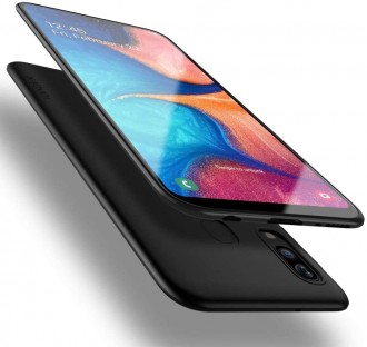 Juodos spalvos dėklas X-Level "Guardian" telefonui Samsung Galaxy A20e (A202)