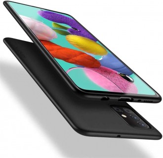 Juodos spalvos dėklas X-Level Guardian telefonui Samsung Galaxy A41