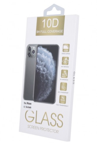 Apsauginis stiklas  juodais kraštais "10D Full Glue" telefonui Huawei P30 Lite