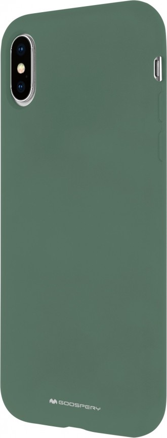Žalias dėklas "Mercury Silicone Case" telefonui Apple iPhone 13 