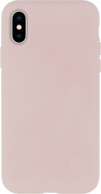 Rožinio smėlio spalvos silikoninis dėklas Mercury ''Silicone Case'' telefonui Apple iPhone 13 mini