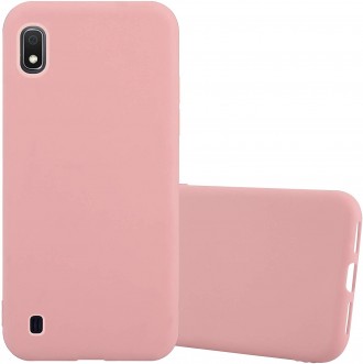 Rožinis silikoninis dėklas Samsung Galaxy A105 A10 telefonui "Liquid Silicone" 2.0mm