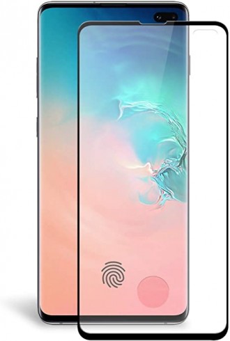 Apsauginis grūdintas stiklas ''9D Full Glue '' Samsung Galaxy G973 S10 telefonui