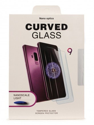 Skaidrus apsauginis grūdintas stiklas "Nano Optics 5D UV Glue" telefonui Samsung Galaxy G975 S10 Plus 