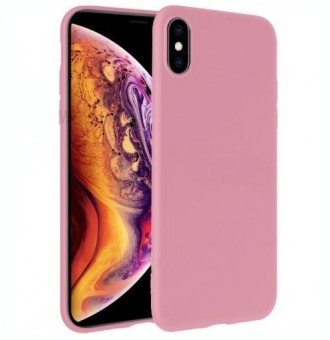 Šviesai rožinės spalvos dėklas X-Level Dynamic Apple iPhone X / XS telefonui