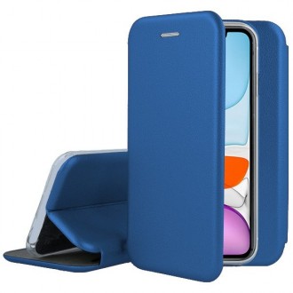 Tamsiai mėlynas atverčiamas dėklas "Book Elegance" telefonui Apple iPhone 11