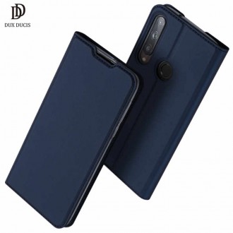 Tamsiai mėlynas atverčiamas dėklas Dux Ducis "Skin Pro" telefonui Huawei P40 Lite E / Y7 P 
