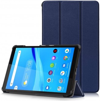 Tamsiai mėlynas atverčiamas dėklas "Smart Leather" planšetei Apple iPad mini 6 2021