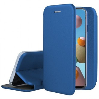Tamsiai mėlynas atverčiamas dėklas "Book Elegance" telefonui Iphone 12 / 12 Pro