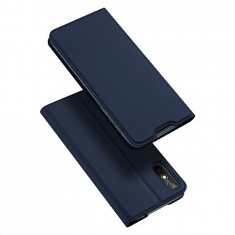 Tamsiai mėlynas atverčiamas dėklas Dux Ducis "Skin" telefonui Xiaomi Redmi 9A 
