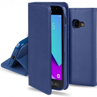 Mėlynos spalvos atverčiamas dėklas "Smart Magnet" telefonui Samsung Xcover 4 / 4s (G390)