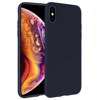 Tamsiai mėlynos spalvos dėklas X-Level "Dynamic" telefonui Apple iPhone X / XS 