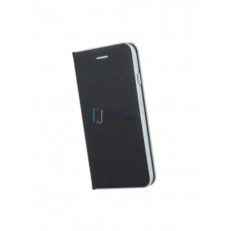 Juodas atverčiamas dėklas Samsung Galaxy J610 J6 Plus 2018 telefonui "Smart Venus"