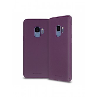 Violetinis silikoninis dėklas Samsung Galaxy J600 J6 2018 telefonui Mercury Goospery "Style Lux"
